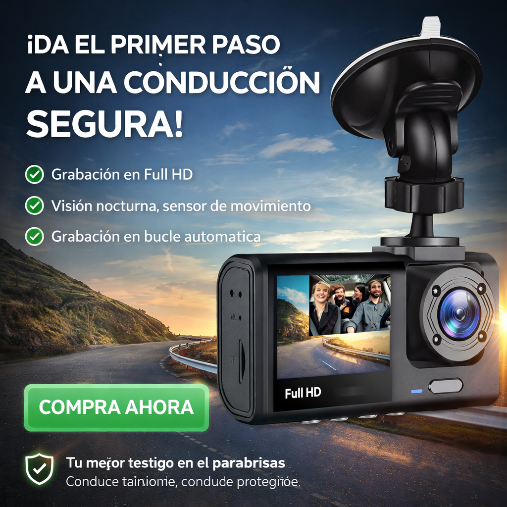 CÁMARA PARA CARRO DASH CAM