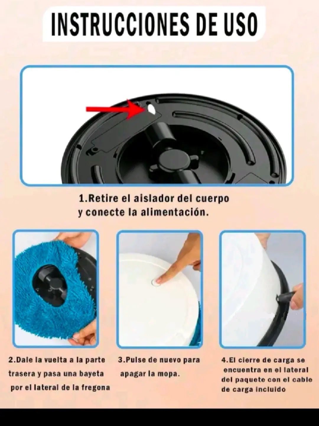 ASPIRADORA INTELIGENTE CON TRAPEADOR