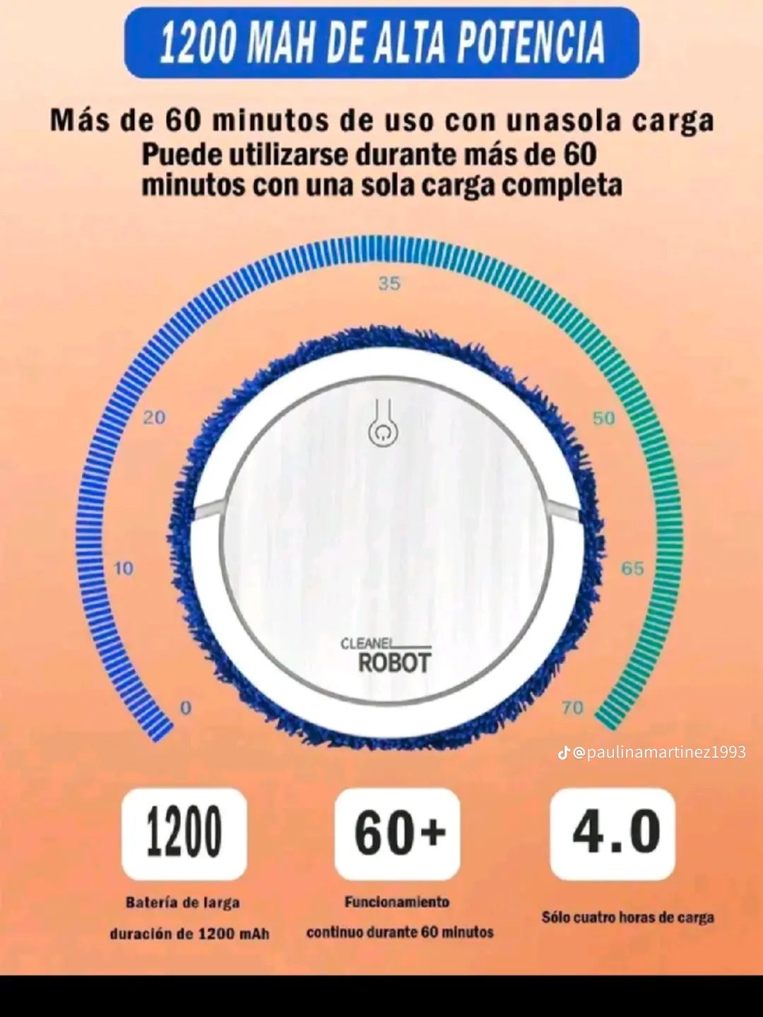ASPIRADORA INTELIGENTE CON TRAPEADOR